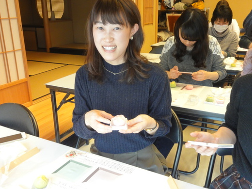 和菓子手作り体験　2017年3月11日