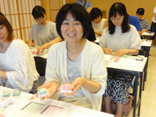 和菓子手作り体験　2017年8月14日