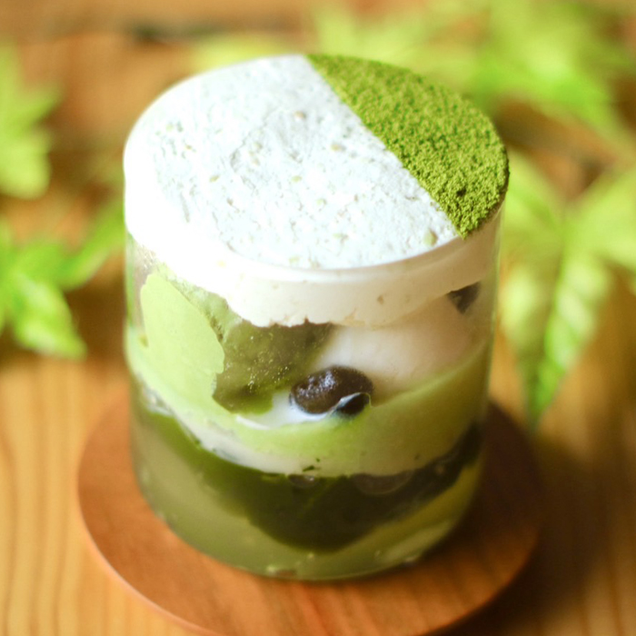 新茶薫る皐月パフェ
